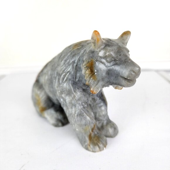Bear Marble Carved 3" Wildlife Heavyweight